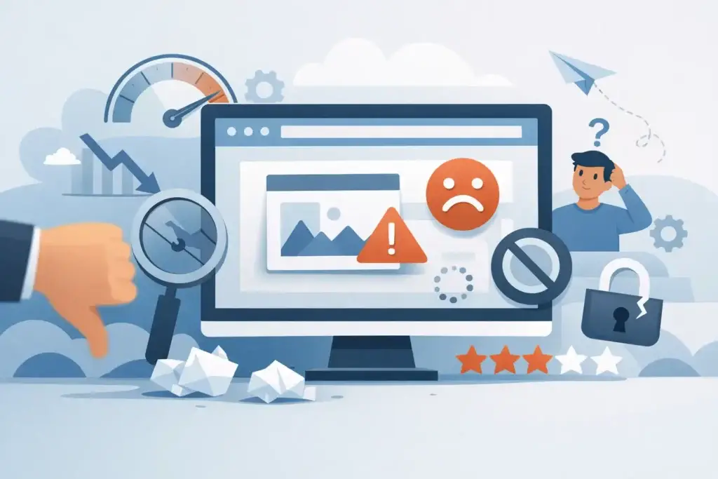 9 Website Mistakes Hurting Credibility